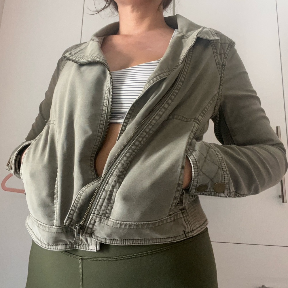 Anthropologie Sage Green Jacket
